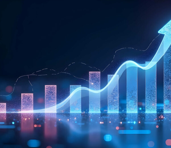 Graphique représentant une hausse grace à l'utilisation d'un CRM Omnicanal
